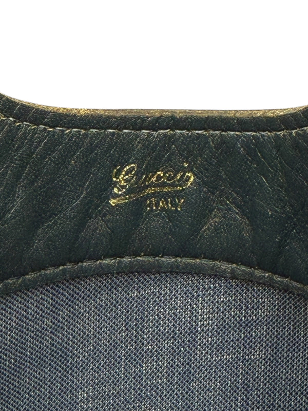 Gucci Vintage GG Canvas &  Leather Champagne Bottle Carrier – Made in Italy