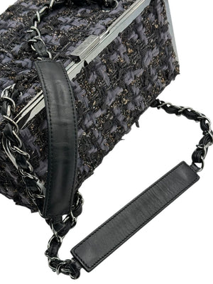 CHANEL 2006 Tweed Vanity Case/Top Handle Bag