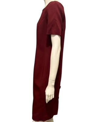 Pamella Roland Red Tailored Dress &amp; Jacket Set – L