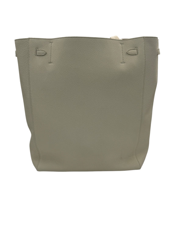 Celine Chalk Soft-Grained Calfskin Cabas Phantom Tote