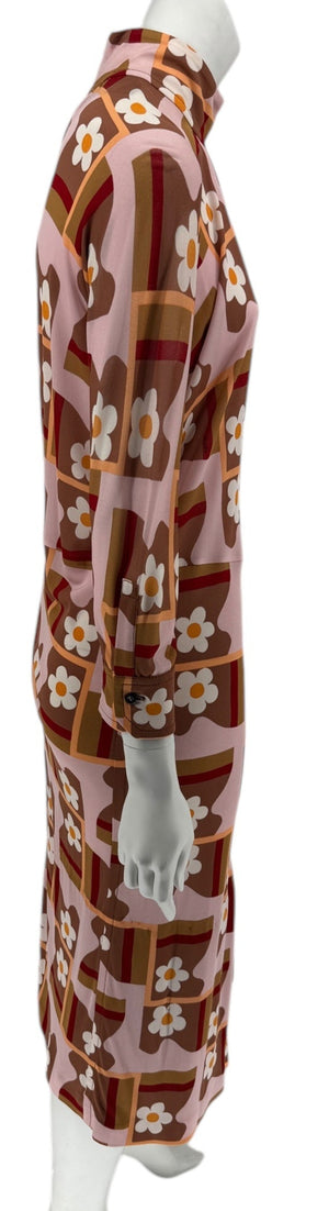 Prada SS 2017 Floral Print Dress - Size 10