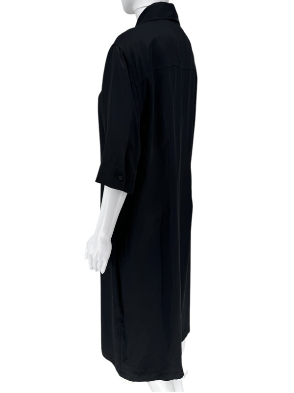 Jil Sander - Shirt Dress in Black NWT - Size 42