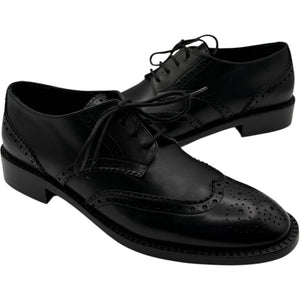 Saint Laurent Classic Wingtip Brogue Lace-Up Oxfords – Size 40 (Men's)