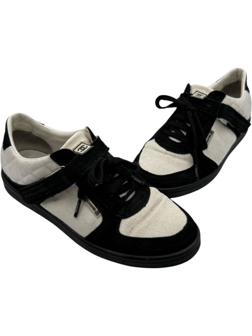 Chanel Canvas & Suede Performance Sneaker – Size 40