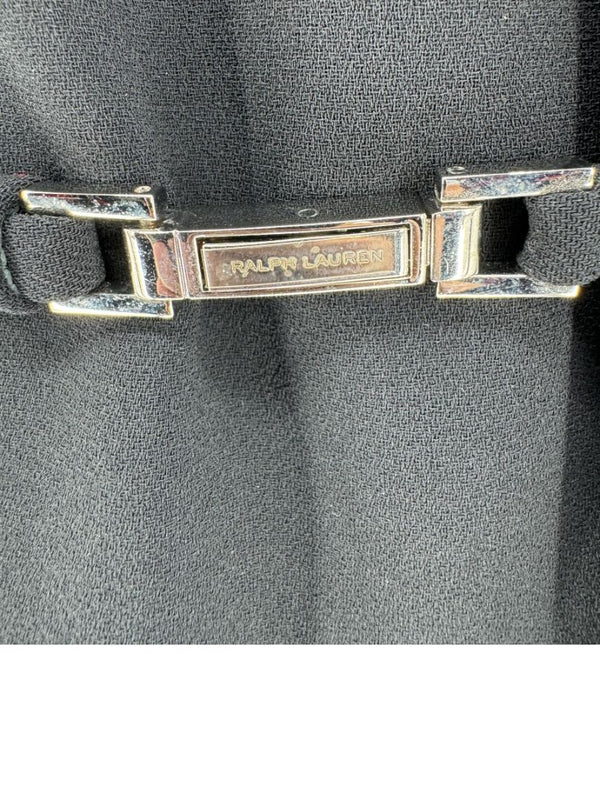 Ralph Lauren Purple Label Cape-Back Midi Dress - Size 12 NWT