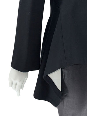 Stella McCartney Sculptural Wool Peplum Top - Size 8