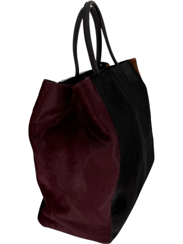 Fendi 2Jours Large Pony Hair Tote – Tricolor Calf Hair & Leather