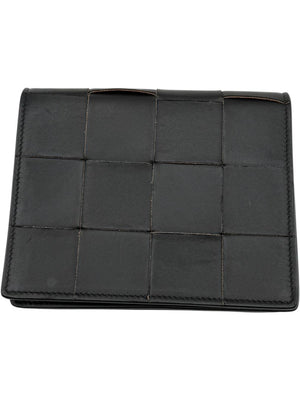 Bottega Veneta Black Lambskin Intrecciato Mini Bag
