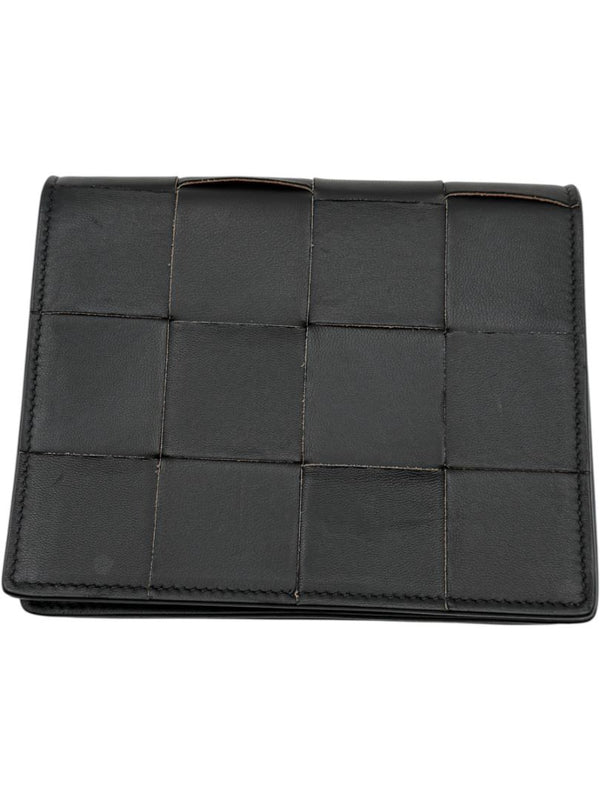Bottega Veneta Black Lambskin Intrecciato Mini Bag