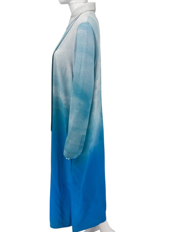 A-K-R-I-S- Cloud Print Silk Tunic Dress – Size 10