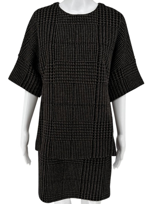 Akris Punto Textured Houndstooth Two-Piece Set – Medium