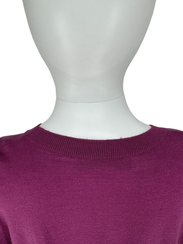 Stella McCartney Plum Knit Pullover & Pant Lounge Set – Size IT 42