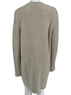 Gabriela Hearst Beige Bouclé Cashmere-Silk Cardigan – Size L