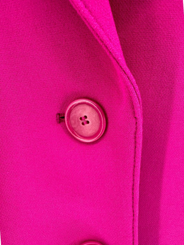 Akris Punto Fuchsia Blazer & Tapered Pant Suit Set – Size 12