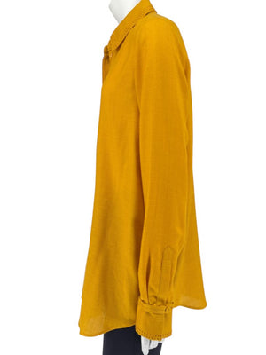 Gabriela Hearst Golden Birch Embroidered Shirt – Size IT 46