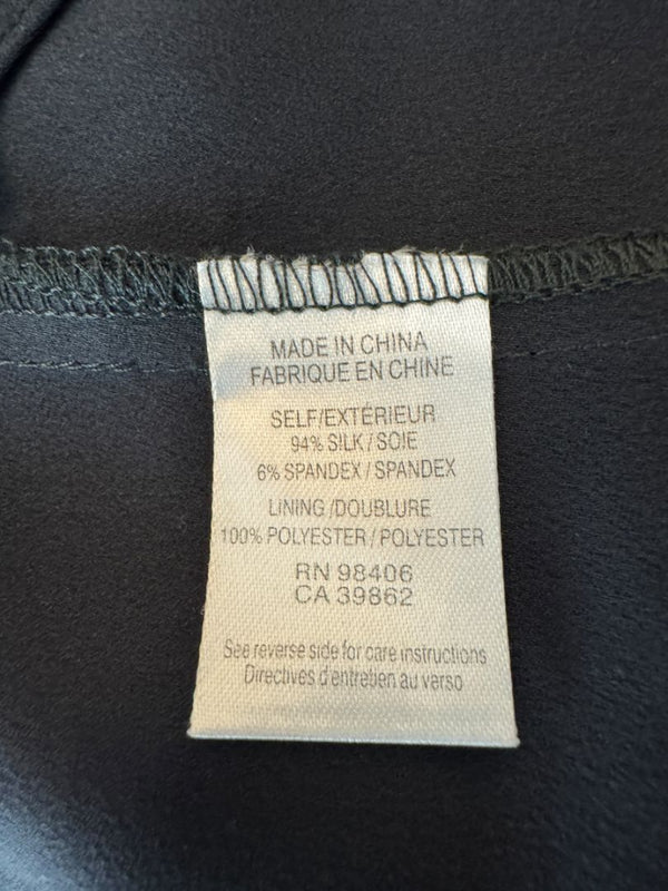 Theory Ivory Silk-Blend Sleeveless Maxi Dress – Size 10