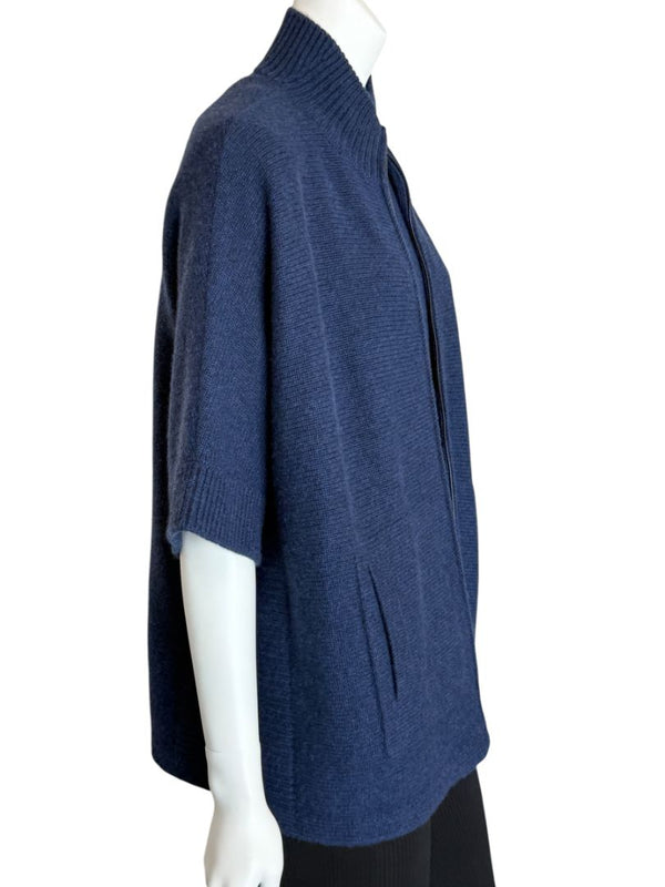 Akris Indigo Cashmere Twinset – Size 8
