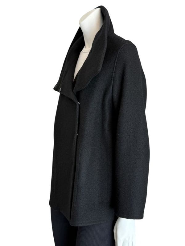 Akris Black Cashmere Jacket – Size 8