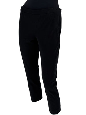 Brunello Cucinelli Black Cropped Stretch Cotton Trousers – Size US 10 / IT 46