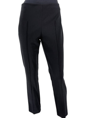 The Row Black Slim Ankle Pants with Side Zip – Size 10