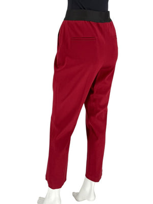 Akris Red Viscose Blend Pants – Size 10