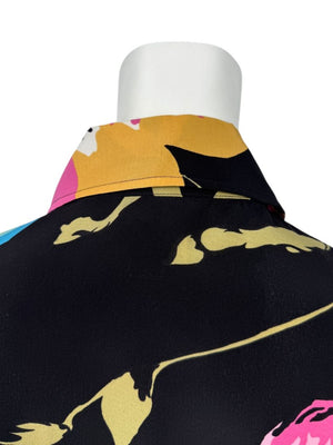 Dolce & Gabbana D&G Floral Silk Blouse – Size IT 48 / FR 44 / US 12