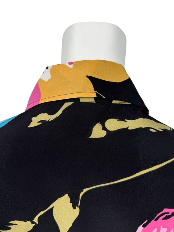 Dolce & Gabbana D&G Floral Silk Blouse – Size IT 48 / FR 44 / US 12