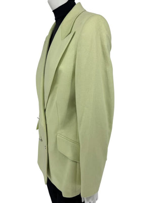 Escada Margaretha Ley Light Pistachio Double-Breasted Blazer – Size 44 (DE)