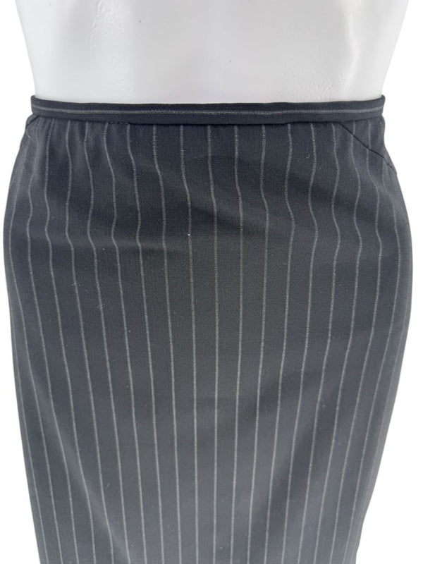 Armani Collezioni Charcoal Pinstripe 3-Piece Suit – Size 12