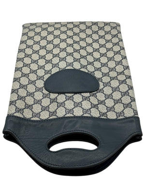 Gucci Vintage GG Canvas &  Leather Champagne Bottle Carrier – Made in Italy