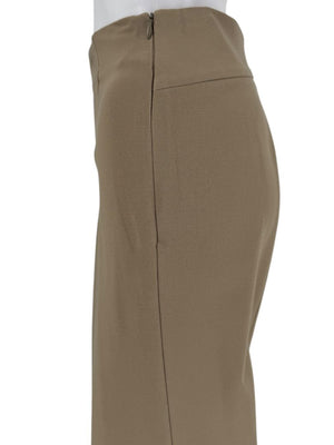 Thalian Tan High-Waisted Straight-Leg Trousers – Size 12