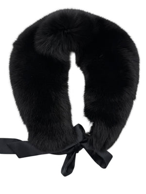 Dana Buchman Genuine Blue Fox Fur Collar – Pristine Condition