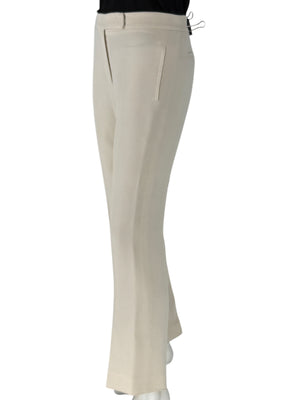 Pamella Roland Ivory Silk Tailored Pants – Fits Like XL