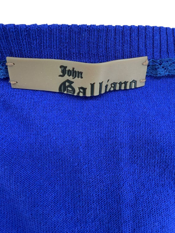 John Galliano Silk & Cashmere Sweater- Size Small