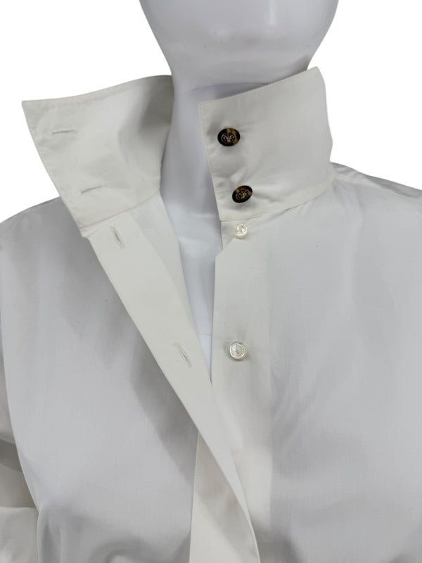 Chanel Pre Fall 2013 "Edinburgh Collection" Bow Poplin Shirt