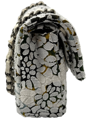 Chanel Double Flap Limited Edition Floral Tweed