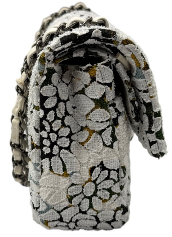 Chanel Double Flap Limited Edition Floral Tweed