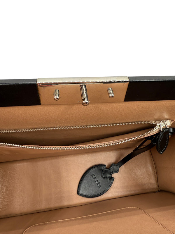 Alaia Large Cecile Studded Calf Leather Bag