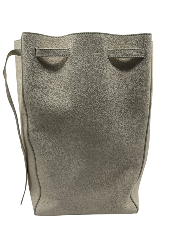 Celine Chalk Soft-Grained Calfskin Cabas Phantom Tote