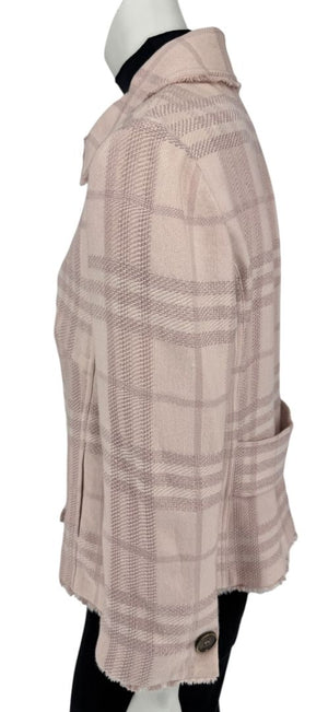 Burberry Plaid Print Blazer NWT - Size 10