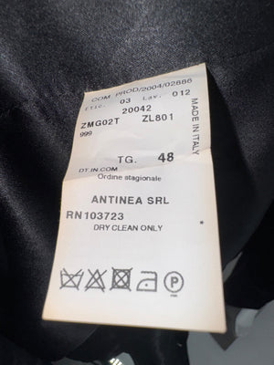 Armani Collezioni Black Velvet Pantsuit – IT 48 / US 12