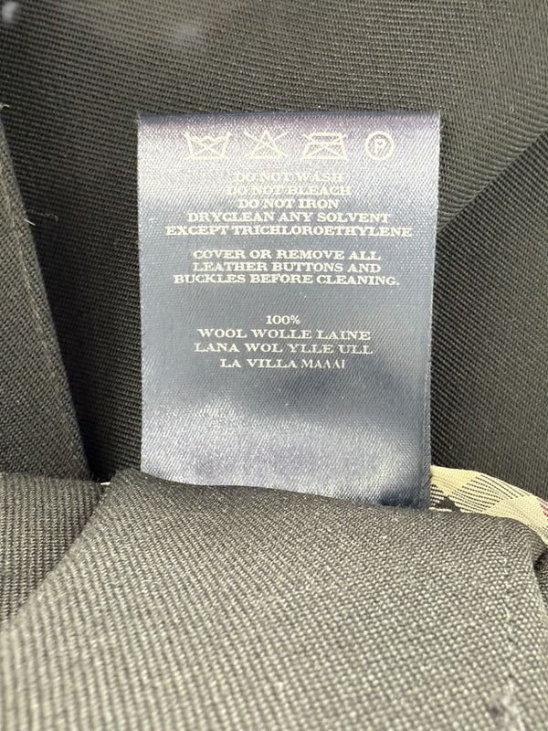 Burberry London Black Wool Kilt Skirt – Size US 12