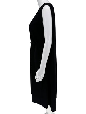 Ralph Lauren Purple Label Cape-Back Midi Dress - Size 12 NWT