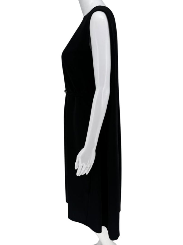 Ralph Lauren Purple Label Cape-Back Midi Dress - Size 12 NWT