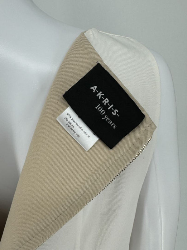 Akris Ivory Sleeveless Shift Dress - US 10