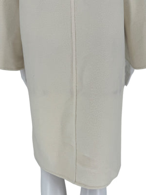 Brunello Cucinelli Reversible Cashmere Coat with Monili Detail - Size 4