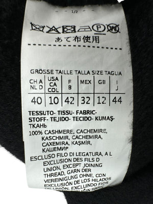 Max Mara ‘Manuela’ Belted Wrap Coat in Black – Size US 10 / IT 44