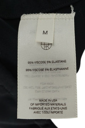 The Row Black Relaxed Top & Elastic Waist Pant Set – Size S (Top) & M (Pant)