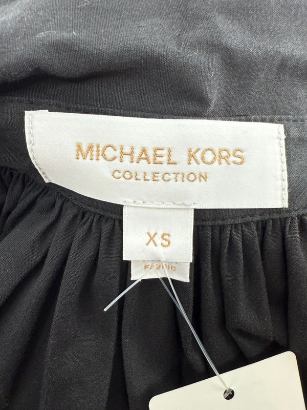 Michael Kors Collection Black Poplin Shirt Dress – Size XS