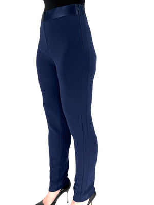Pamella Roland Navy Embellished Pant Suit – Large